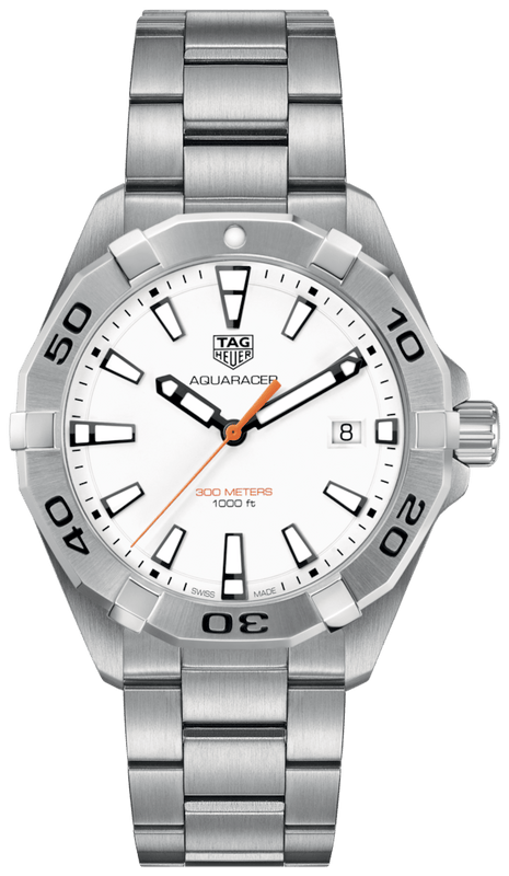 Tag Heuer Aquaracer White Dial Watch for Men - WBD1111.BA0928