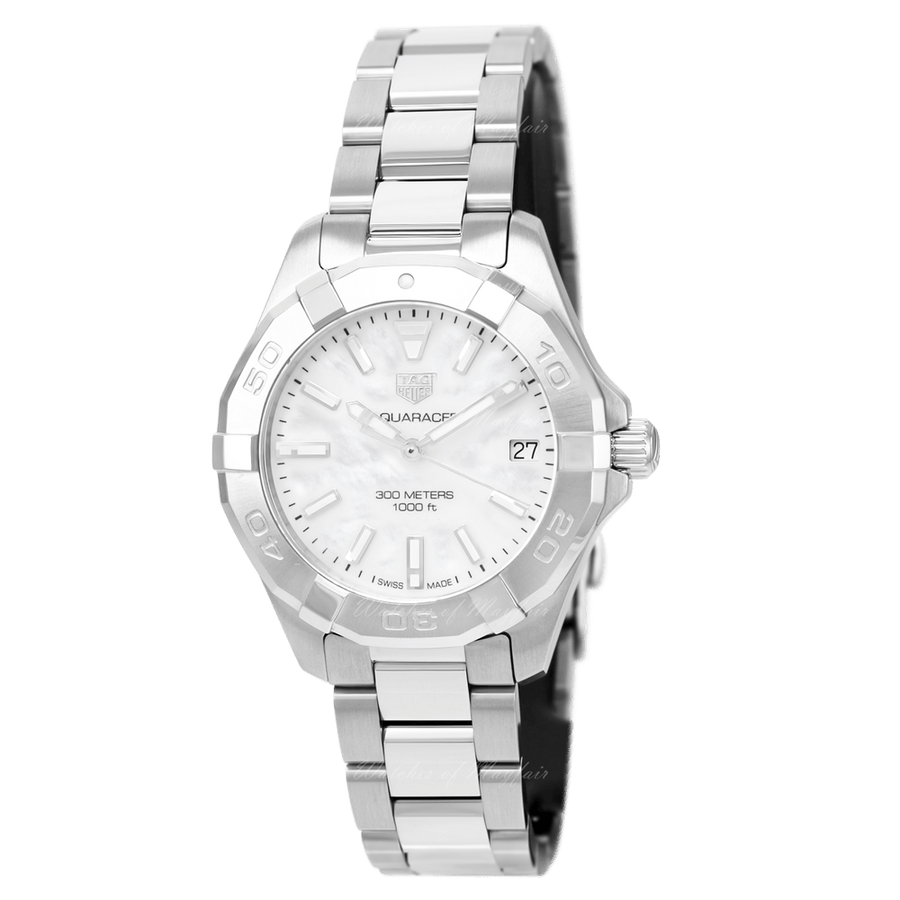 Tag Heuer Aquaracer White Mother of Pearl Dial Watch for Women - WBD1311.BA0740