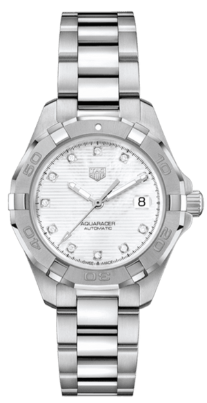 Tag Heuer Aquaracer White Mother of Pearl Dial Watch for Women - WBD1314.BA0740