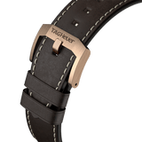 Tag Heuer Autavia Brown Dial Brown Leather Strap Watch for Men - WBE5191.FC8276