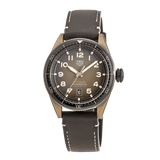 Tag Heuer Autavia Brown Dial Brown Leather Strap Watch for Men - WBE5191.FC8276