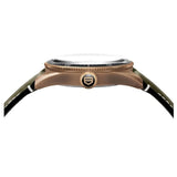 Tag Heuer Autavia Calibre 5 Automatic Olive Green Dial Green Leather Strap Watch for Men - WBE5190.FC8268