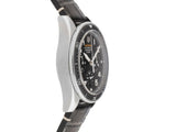 Tag Heuer Autavia Chronometer Flyback Automatic Chronograph Black Dial Black Leather Strap Watch for Men - CBE511A.FC8279