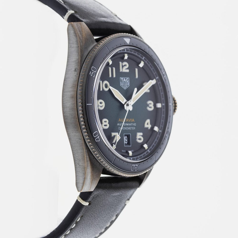Tag Heuer Autavia Olive Green Dial Watch for Men - WBE5190.FC8268