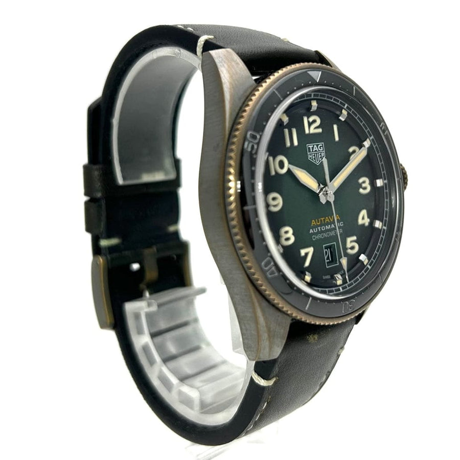 Tag Heuer Autavia Olive Green Dial Watch for Men - WBE5190.FC8268