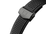 Tag Heuer Carrera Automatic Chronograph Black Dial Black Rubber Strap Watch for Men - CBG2A90.FT6173