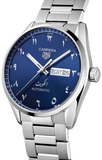 Tag Heuer Carrera Automatic Blue Dial Silver Steel Strap Watch for Men - WBN2016.BA0640