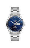 Tag Heuer Carrera Automatic Blue Dial Silver Steel Strap Watch for Men - WBN2016.BA0640