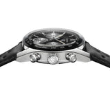 Tag Heuer Carrera Automatic Chronograph Black Dial Black Leather Strap Watch for Men - CBS2210.FC6534