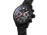 Tag Heuer Carrera Automatic Chronograph Black Dial Black Steel Strap Watch for Men - CBG2090.BH0661