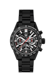 Tag Heuer Carrera Automatic Chronograph Black Dial Black Steel Strap Watch for Men - CBG2090.BH0661