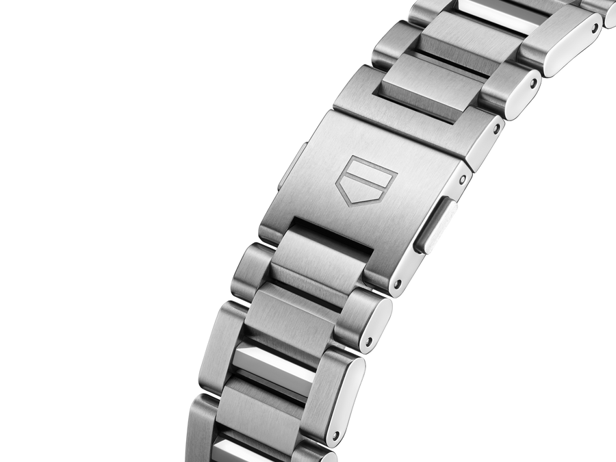 Tag Heuer Carrera Automatic Chronograph Black Dial Silver Steel Strap Watch for Men - CBK2110.BA0715