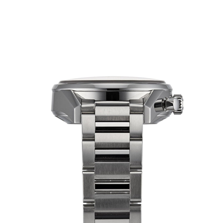Tag Heuer Carrera Automatic Chronograph Black Dial Silver Steel Strap Watch for Men - CBK2110.BA0715