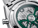 Tag Heuer Carrera Automatic Chronograph Limited Edition Green Dial Silver Steel Strap Watch for Men - CBN2014.EB0240
