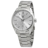 Tag Heuer Carrera Date Silver Dial Silver Steel Strap Watch for Women - WBN2111.BA0639