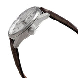 Tag Heuer Carrera Day Date Silver Dial Brown Leather Strap Watch for Men - WBN2011.FC6484