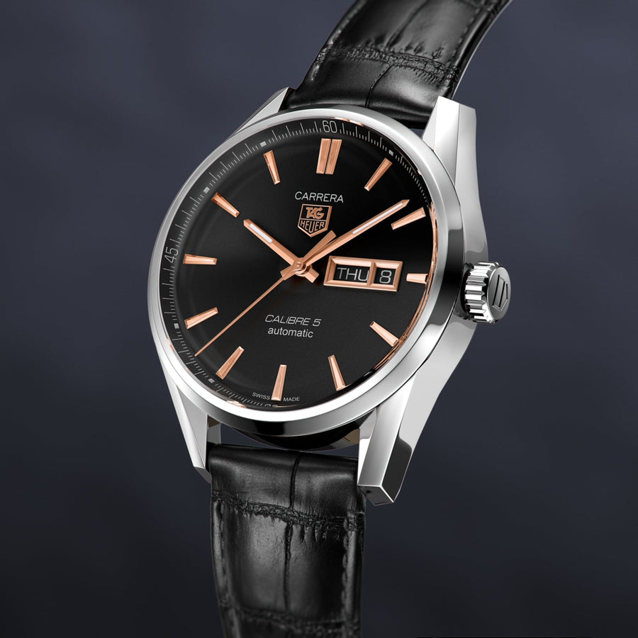 Tag Heuer Carrera Black Dial Watch for Men - WAR201C.FC6266