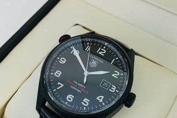 Tag Heuer Carrera Black Dial Watch for Men - WAR2A80.FC6337