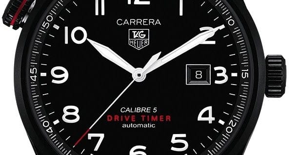 Tag Heuer Carrera Black Dial Watch for Men - WAR2A80.FC6337