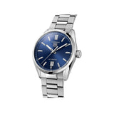 Tag Heuer Carrera Date Blue Dial Silver Steel Strap Watch for Men - WBN2112.BA0639