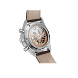 Tag Heuer Carrera Chronograph White Dial Brown Leather Strap Watch for Men - CBN2013.FC6483