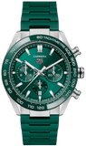 Tag Heuer Carrera Chronograph 44mm Green Dial Green Steel Strap Watch for Men - CBN2A1N.FT6238