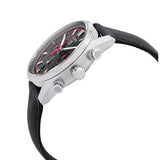 Tag Heuer Carrera Chronograph Black Dial Black Leather Strap Watch for Men - CBN201C.FC6542