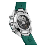 Tag Heuer Carrera Chronograph 44mm Green Dial Green Steel Strap Watch for Men - CBN2A1N.FT6238