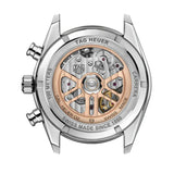 Tag Heuer Carrera Chronograph Blue Dial Blue Leather Strap Watch for Men - CBN201D.FC6543