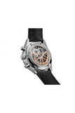 Tag Heuer Carrera Chronograph Black Dial Black Leather Strap Watch for Men - CBN201C.FC6542