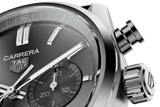 Tag Heuer Carrera Chronograph Grey Dial Brown Leather Strap Watch for Men - CBN2012.FC6483