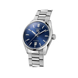 Tag Heuer Carrera Date Blue Dial Silver Steel Strap Watch for Men - WBN2112.BA0639