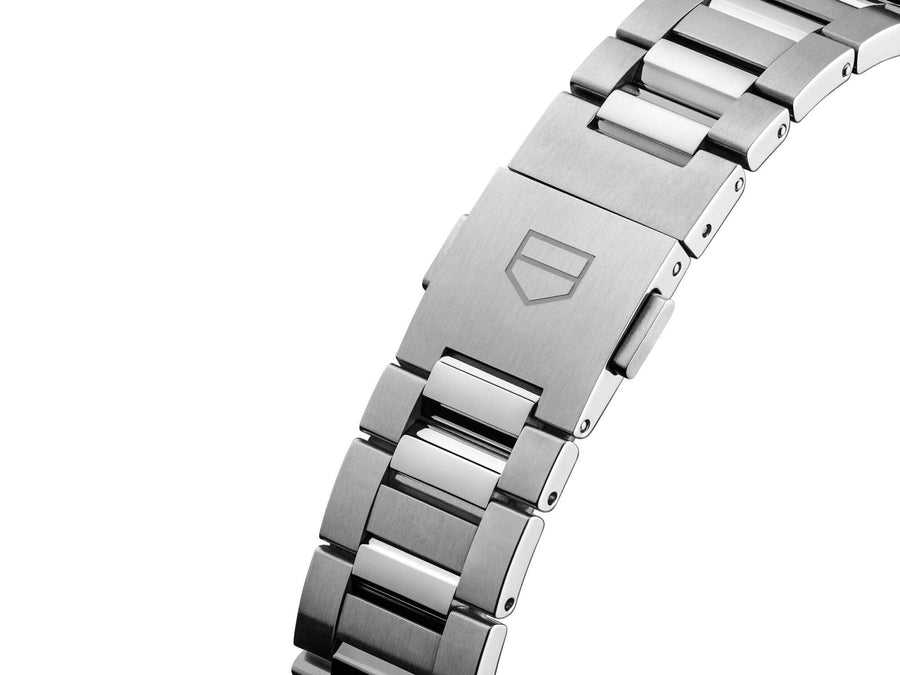 Tag Heuer Carrera Date Blue Dial Silver Steel Strap Watch for Women - WBN2311.BA0001