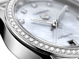 Tag Heuer Carrera Date Diamonds Mother of Pearl Dial Silver Steel Strap Watch for Women - WBN2414.BA0621