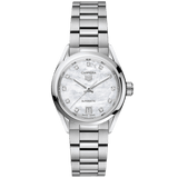 Tag Heuer Carrera Diamonds Mother of Pearl Dial Silver Steel Strap Watch for Women - WBN2412.BA0621