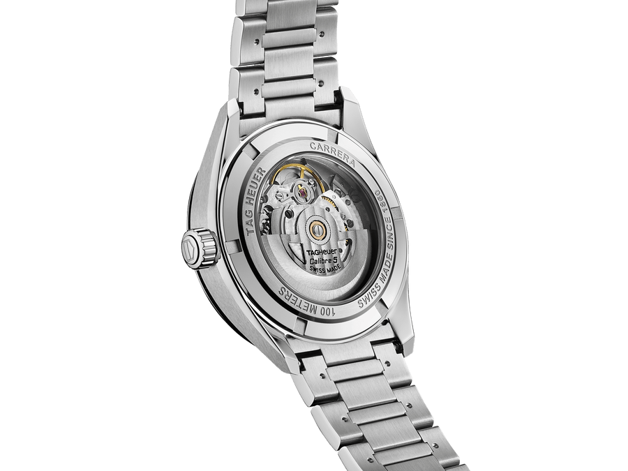 Tag Heuer Carrera Date Silver Dial Silver Steel Strap Watch for Women - WBN2111.BA0639