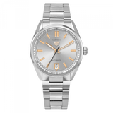 Tag Heuer Carrera Date Silver Dial Silver Steel Strap Watch for Women - WBN2310.BA0001
