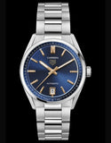 Tag Heuer Carrera Date Blue Dial Silver Steel Strap Watch for Women - WBN2311.BA0001