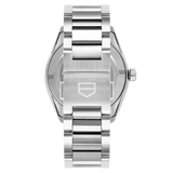 Tag Heuer Carrera Day Date Black Dial Silver Steel Strap Watch for Men - WBN2013.BA0640