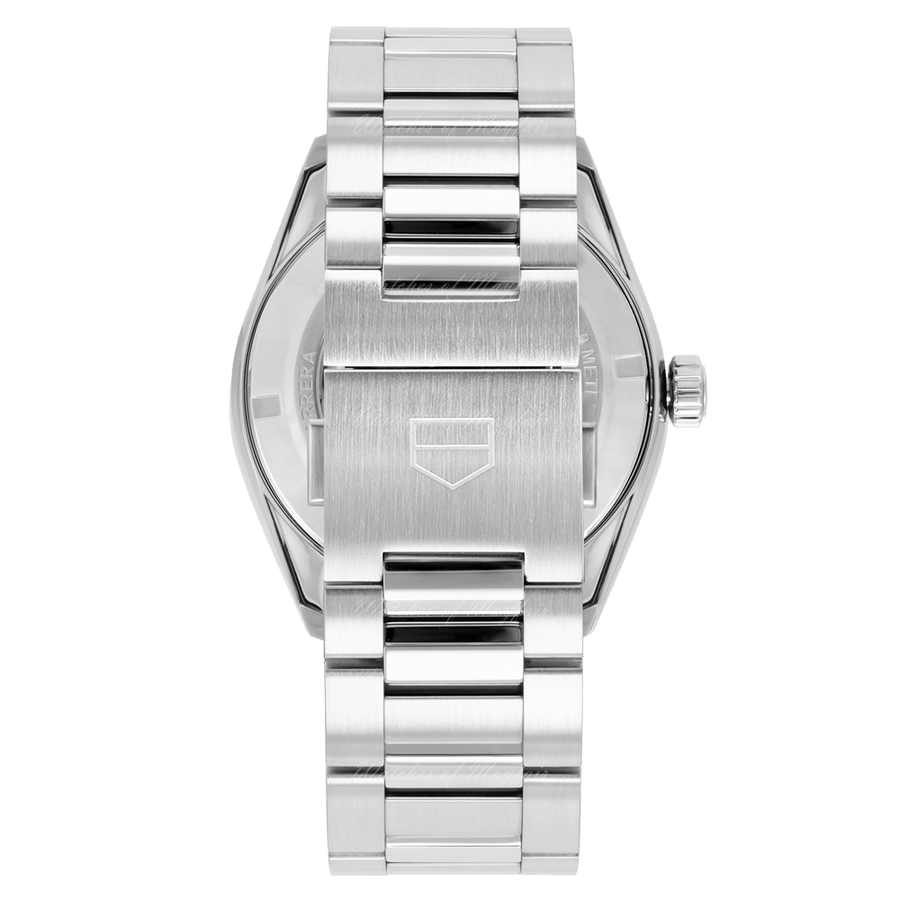 Tag Heuer Carrera Day Date Blue Dial Silver Steel Strap Watch for Women - WBN2012.BA0640