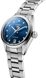 Tag Heuer Carrera Diamonds Blue Dial Silver Steel Strap Watch for Women - WBN2413.BA0621