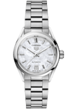 Tag Heuer Carrera Mother of Pearl Dial Silver Steel Strap Watch for Women - WBN2410.BA0621