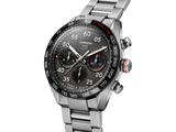 Tag Heuer Carrera Porsche Chronograph Grey Dial Silver Steel Strap Watch for Men - CBN2A1F.BA0643