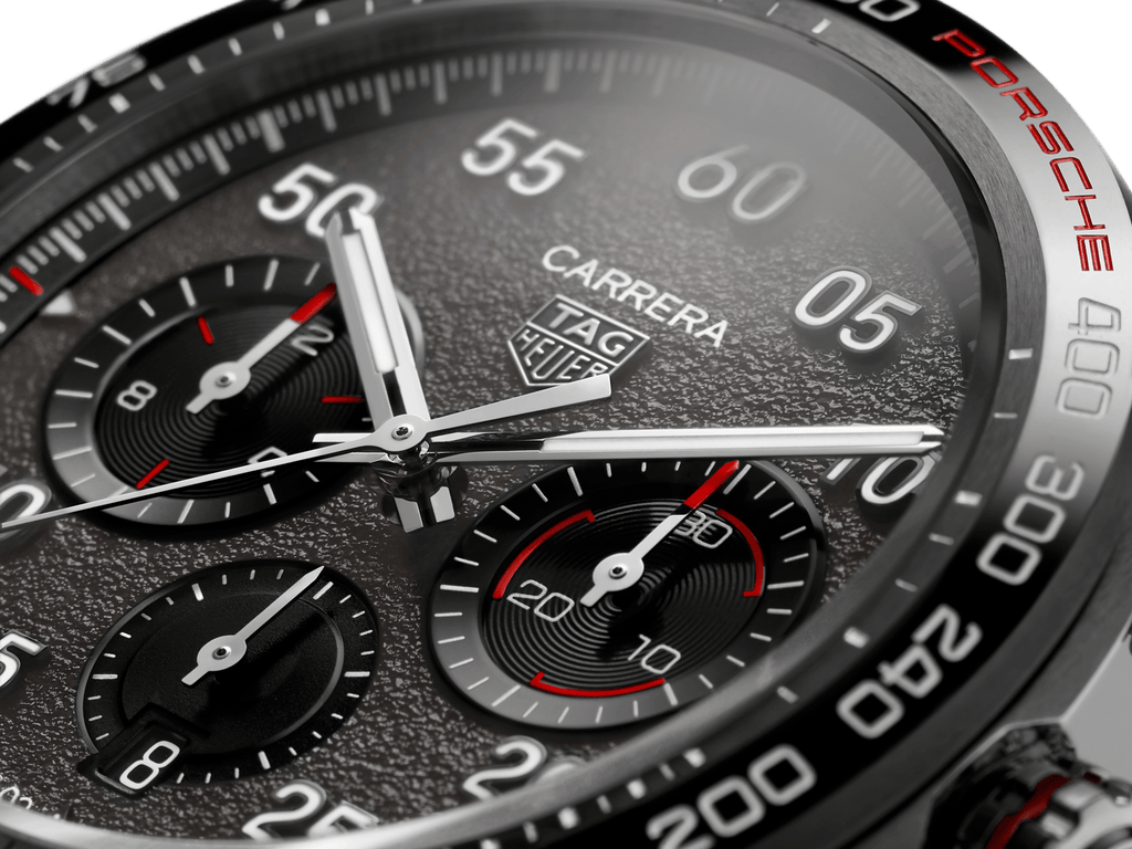 Tag Heuer Carrera Porsche Chronograph Grey Dial Silver Steel Strap Watch for Men - CBN2A1F.BA0643