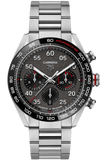 Tag Heuer Carrera Porsche Chronograph Grey Dial Silver Steel Strap Watch for Men - CBN2A1F.BA0643
