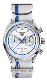 Tag Heuer Carrera Porsche RS 2.7 Automatic Chronograph White Dial White Nylon Strap Watch for Men - CBN2016.EB0275