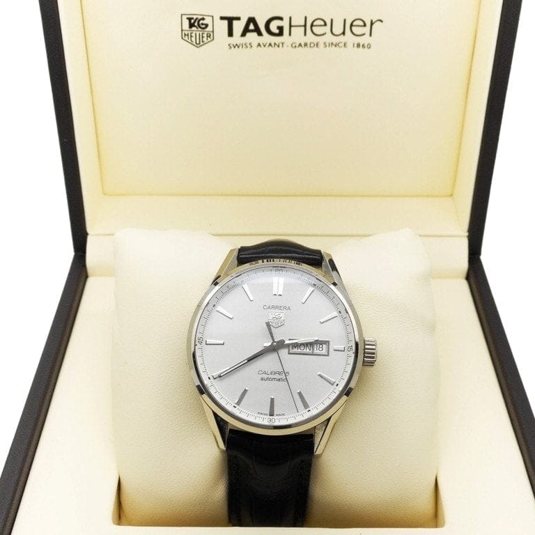 Tag Heuer Carrera Silver Dial Watch for Men - WAR201B.FC6291