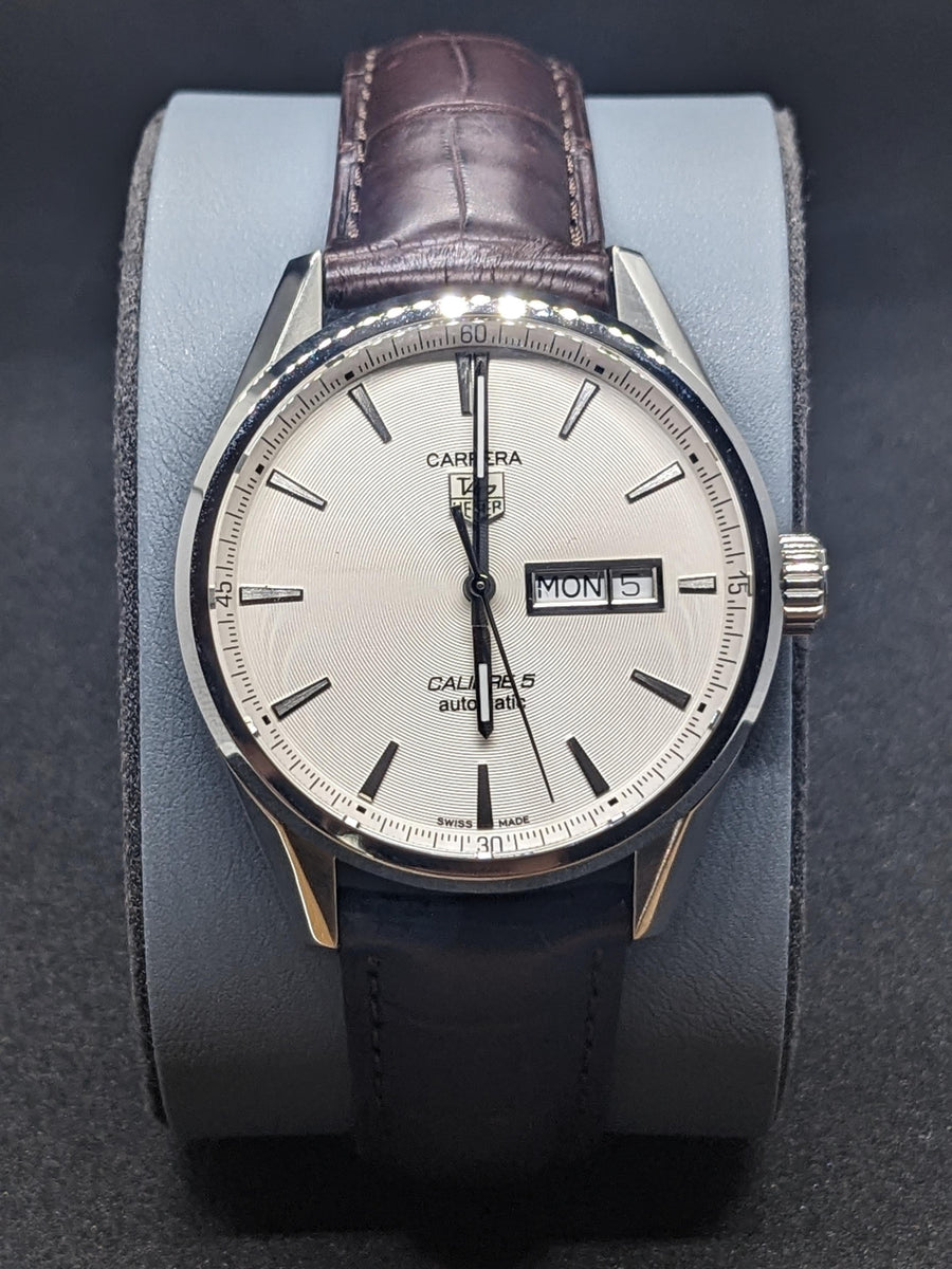 Tag Heuer Carrera Silver Dial Watch for Men - WAR201B.FC6291