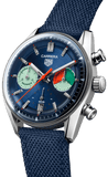 Tag Heuer Carrera Skipper Automatic Chronograph Blue Dial Blue Nylon Strap Watch for Men - CBS2213.FN6002