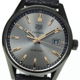 Tag Heuer Carrera Special Edition Black Dial Black Leather Strap Watch for Women - WAR1113.FC6392